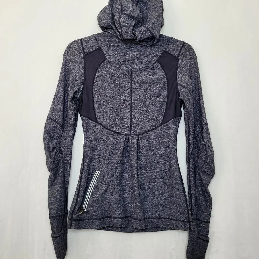 Lululemon Run‎ Resolution 1/4 Zip Pullover Hoodie Size 4